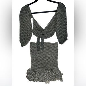 NWT Two Piece Olivaceous Set S